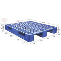 Plastic Molded Pallet (Sim121016 Pdss)