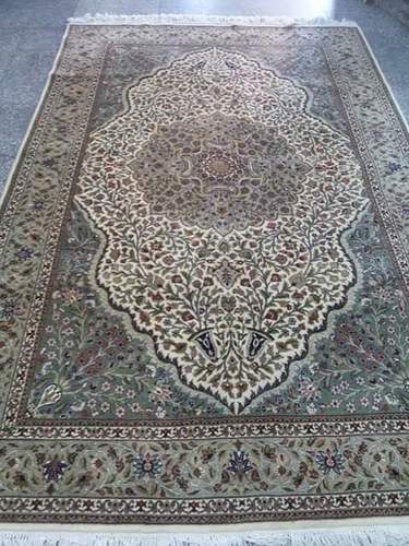 Fancy Wool Silk Carpet