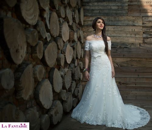 Strapless Bridal Gown