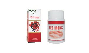 Earrings Red Irons Capsule And Syrup