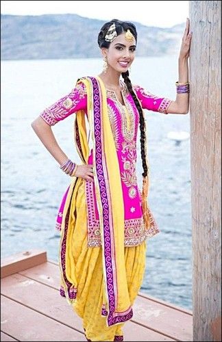 Pink Designer Bollywood Patiala Suits