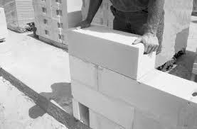 Plain Strong Light Grey Weather Autoclaved Aerated Concrete Blocks