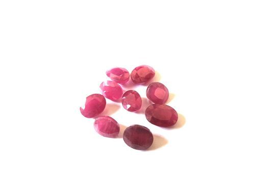 Certified Genuine Burma and Indian Ruby Gemstone