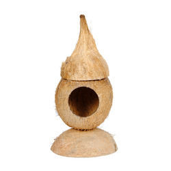Coconut Shell Bird Hut