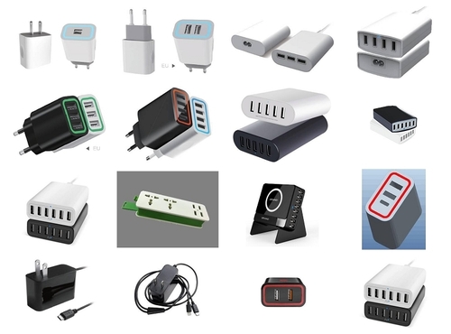 6 Port 60W USB Charger For Mobile Phone
