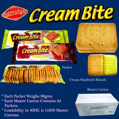 Cream Bite Sandwich Biscuits