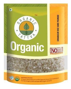 Organic Sonamasuri Rice