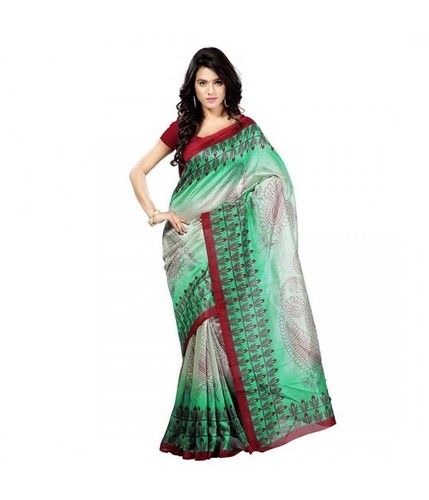 Multicolor Casual Georgette Printed Sarees