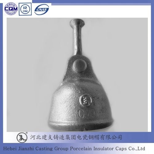 High Mechanical Strength HV Porcelain Insulator Metallic Fittings