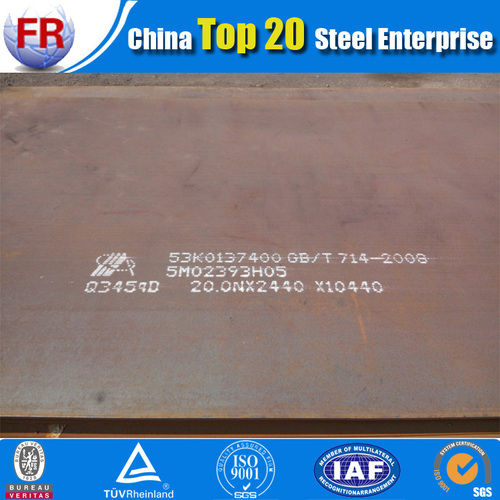 ASTM SA283 Grade A High Strength Steel Plate