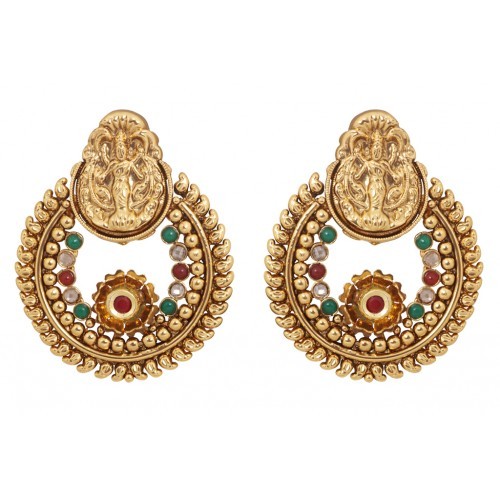 goddess lakshmi design ear rings 293