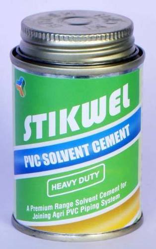 PVC Solvent Cement - High Bond Strength, Made from Quality Virgin Materials - Suitable for Joining PVC Pipes and Fittings