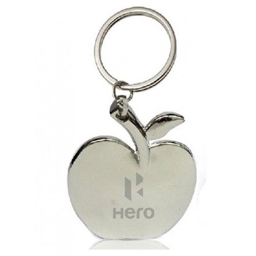 Apple Shape Metal Keychain