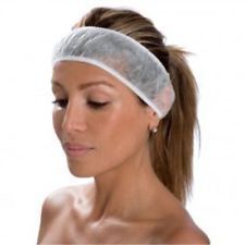 White Soft And Strong Disposable Facial Headband