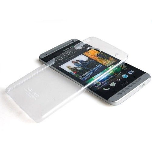 Transparent Back Cover For HTC One M7