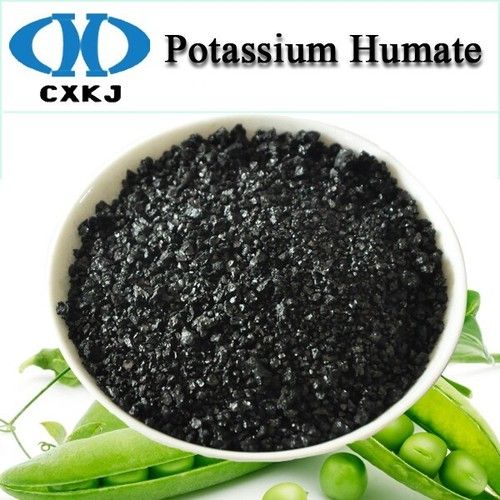 Potassium Humate Crystals - Black Crystals, 80% Water-Soluble, 60% Humic Acid, 12% Potassium | Soil Quality Improvement, Nutrient Enhancement, Stress Resistance