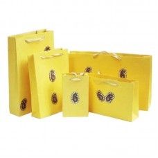 Yellow Handmade Paper Bags