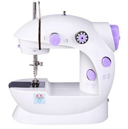 Double Threads And Speeds Jysm-202 Hand Operated Mini Sewing Machine