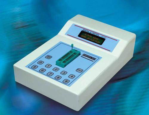 Digital IC Tester - User Friendly, 12-Key Keypad & 16x2 LCD | Features Auto Search, Fail/Pass Loop Test, Self Diagnosis, and De-Energized Socket.