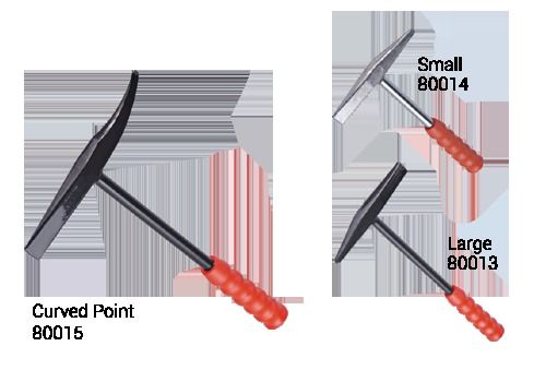 Red Plastic Grip Chipping Hammer