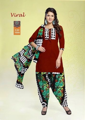 Printed Designer Patiala Style Salwar Kameez