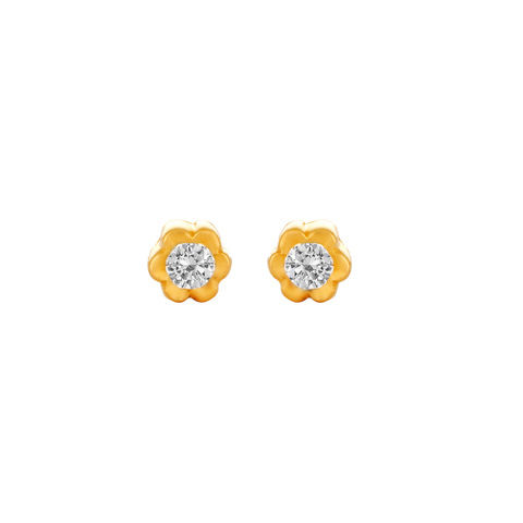 Tanishq Gold Stud Earrings at Best 