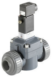 Plastic Solenoid Valve - 2/2-Way Servo-assisted, Durable Plastic Body for Aggressive Fluids, DN 15-50mm