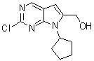 2-Chloro-7-cyclopentyl-7H-pyrrolo[2,3-d]pyrimidine-6-methanol