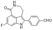 4-(8-fluoro-6-oxo-3,4,5,6-tetrahydro-1h-azepino[5,4,3-cd]indol-2-yl)benzaldehyde