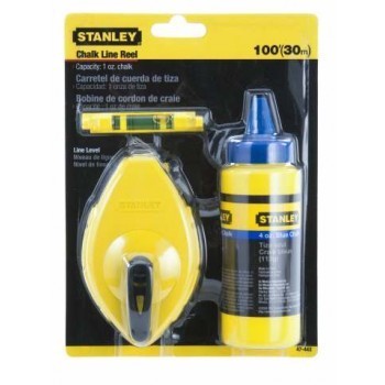 Blue Chalk Line Level Set