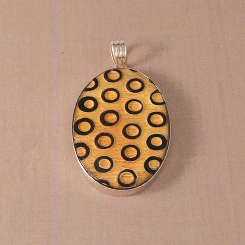 Wood Carving Pendant