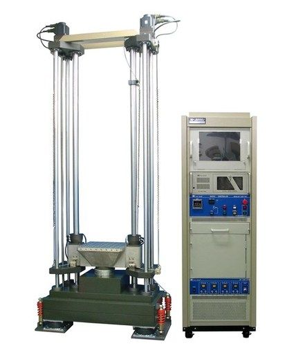 Shock Tester - 450x450mm Platform, 500g Maximum Acceleration, 1800mm Stroke, 4-Channel Measurement System, Air Pressure 6-8 kg/cm2