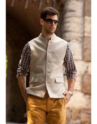 Mens Sleeveless Coat