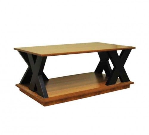 Rectangular Coffee Table In Black Finish