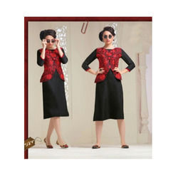 Trendy Synthetic Kurtis