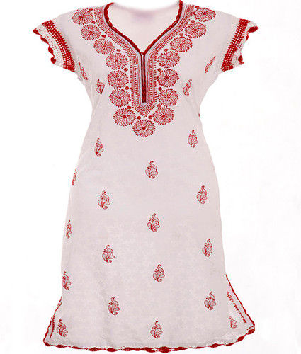 White Long Kurti