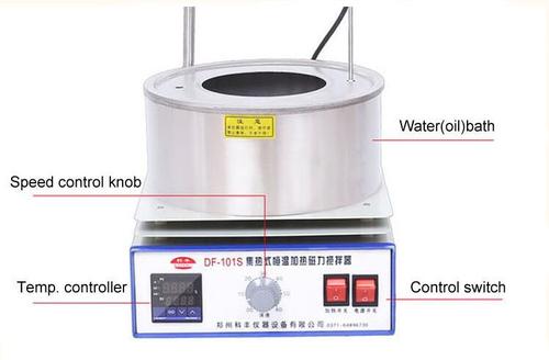  DF-101S डिजिटल डिस्प्ले 100Ml वाटर बाथ मैग्नेटिक 