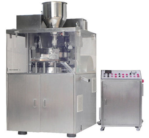 Tablet Compression Machine - Double Rotary Design, A.C. Variable Drive, Anti-Vibration Mounts, PLC System Optional, Auto Lubrication, Force Feeders