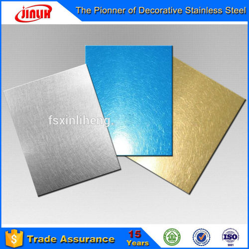 Building Construction Stainless Steel Vibration Surface Sheet And Panel For Elevator