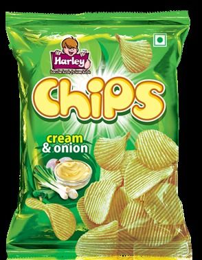 Cream And Onion Chips