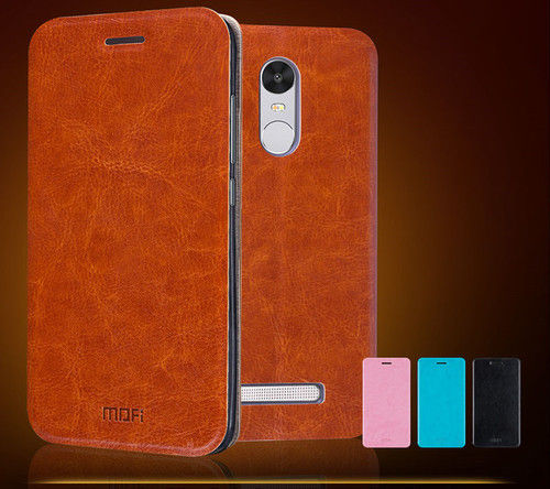 Mofi Flip Pu Leather Cases Cover For Xiaomi Redmi Note 3