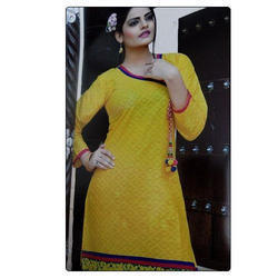 Ladies Jacquard Kurtis