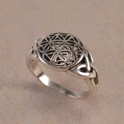 Life Of Flower Celtic Knot Ring