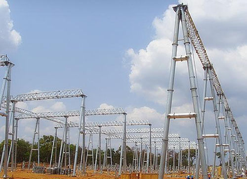 Steel Pipe Substation Frame