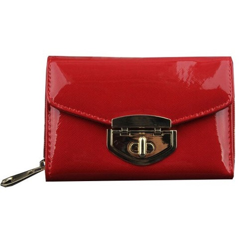 Upscale Bright With Fashionable Belt Buckle Clutch Wallet