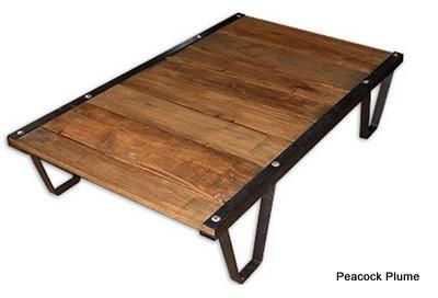 Iron Wooden Centre Table
