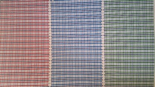 Pure Cotton Carbon Check Fabric