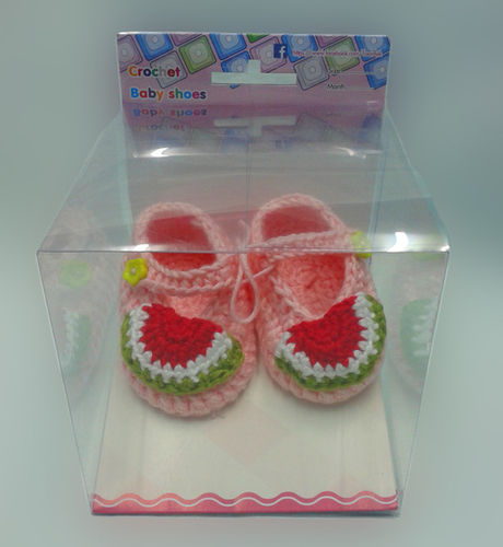 Crocheted Newborn Baby Shoes (FD37-5)