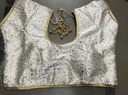 Lace Border Designer Blouse