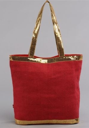 Red Color Jute Bags (Nandita)